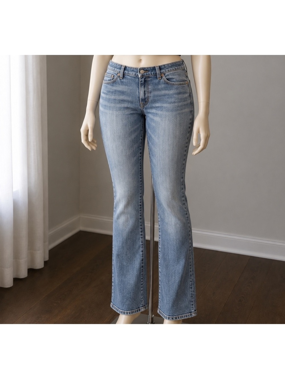 Levi’s 545 Low Boot Cut Jeans Women’s 16M Blue Stretch Denim Y2K 30” Inseam
